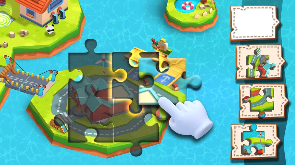 #5. Little Panda's Puzzle Town (iOS) Podle: BABYBUS CO.,LTD