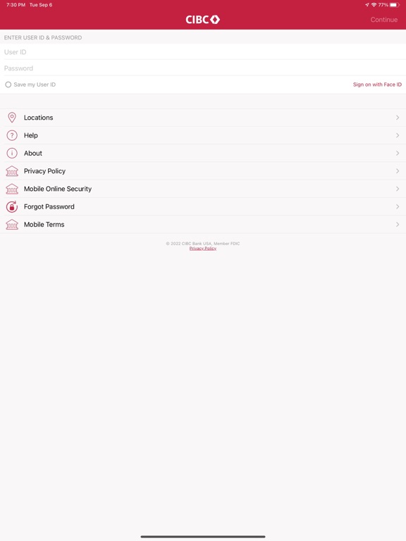 CIBC US Mobile Banking