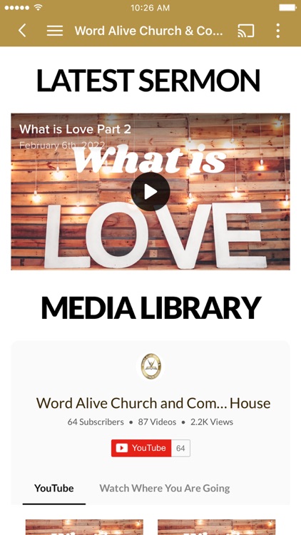 Word Alive Church & Communion