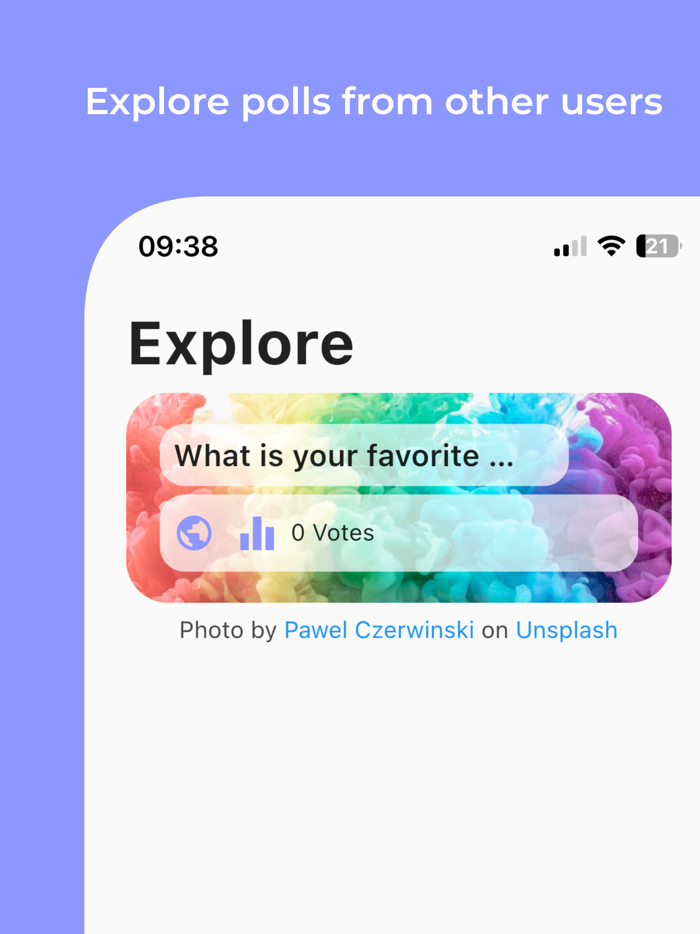 Pollmachine Create polls