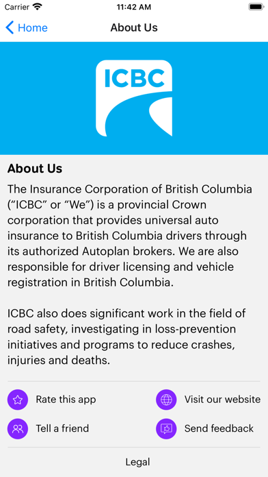 ICBC Practice Knowledge Test Screenshot