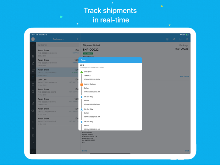 Zoho Inventory Management App