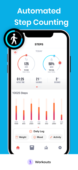 ‎Steps - Step Counter & Walking Screenshot