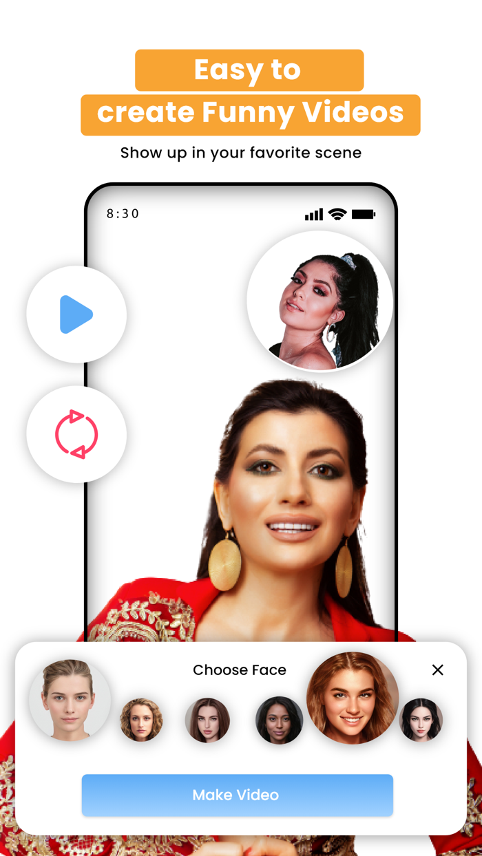 Deepfake video maker Faceswap