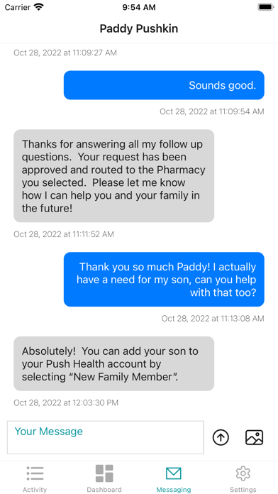 Push Health Screenshot
