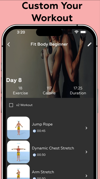 Dumbbell Workout - Gym Workout Screenshot