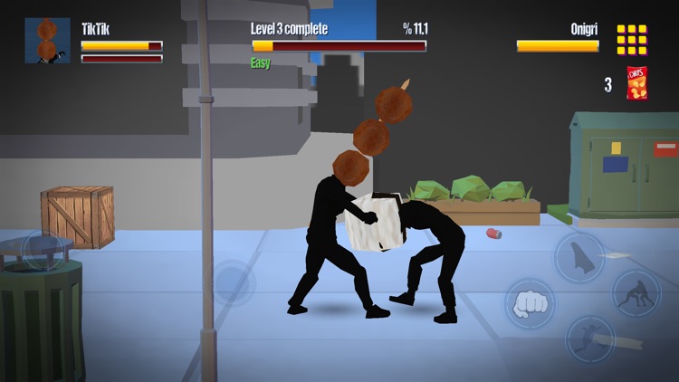 Stickman Street: Food Fighter screenshot-4