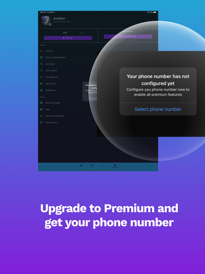AutoText - Scheduled Message