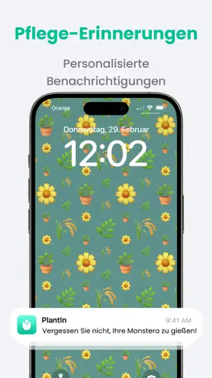 Screenshot von PlantIn・Pflanzen Erkennen App auf dem iPhone 8