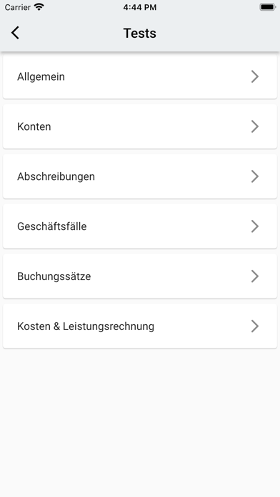 Rechnungswesen Buchungssätze Screenshot