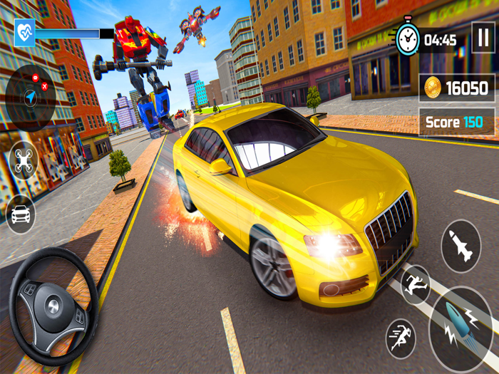 Robot Car Drone Transform