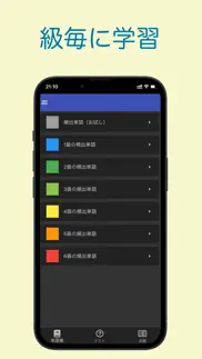 hsk 頻出単語学習アプリ 〜中国語検定/漢語水平考試〜 iphone screenshot 2