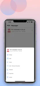 PDF Manager - Split Merge Tool screenshot #2 for iPhone