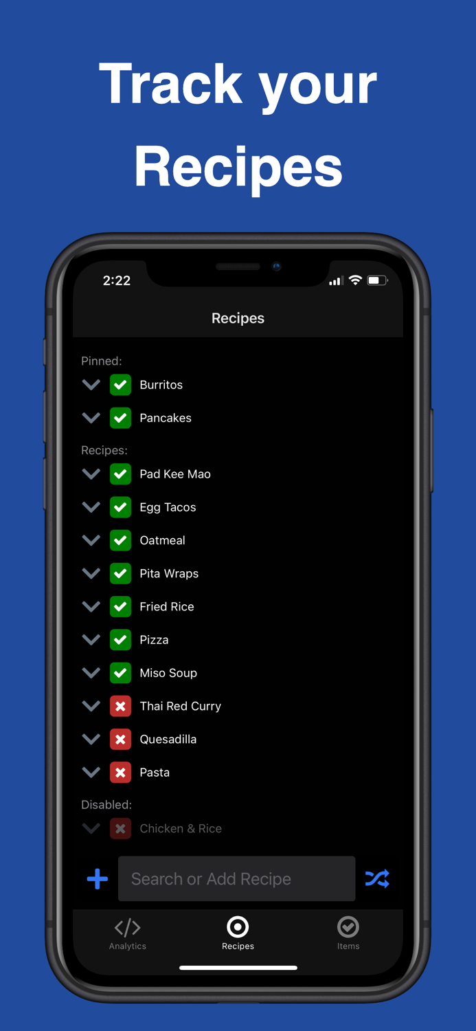 Rocket - Grocery Shopping List