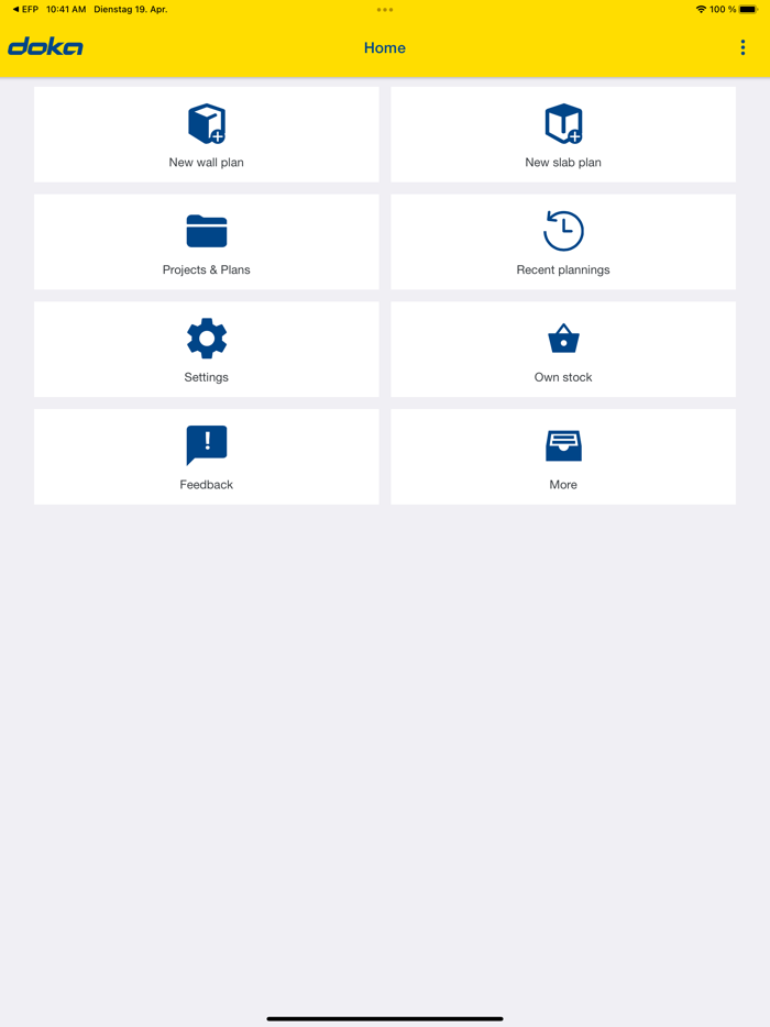 EFP – Easy Formwork Planner