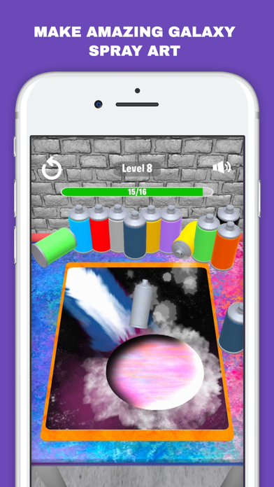 Galaxy Spray Art Screenshot