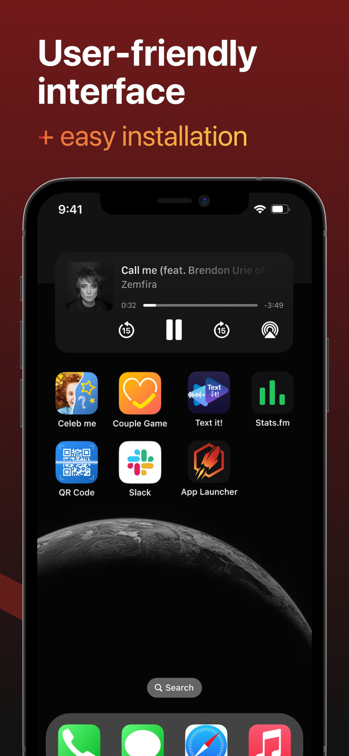 App Launcher for Lock Screen
