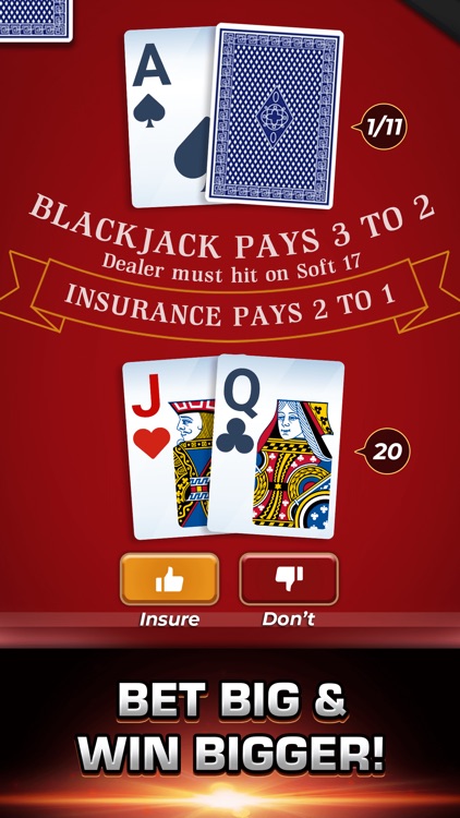 Classic Blackjack: 21 Casino