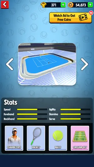 Smash Master Clash Tennis Game screenshot 1