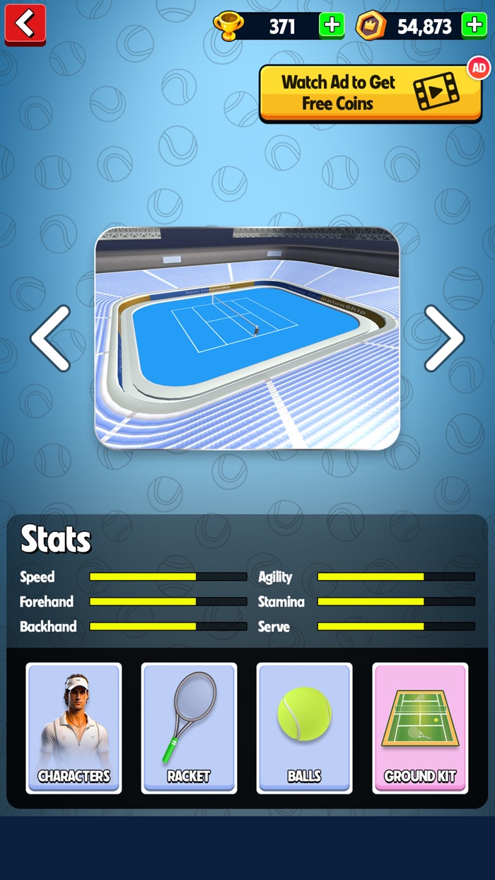 충돌 테니스 게임