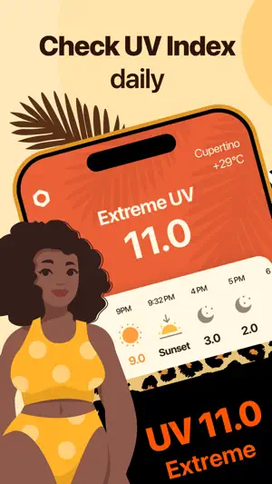 Fashion UV index widget screenshot 1
