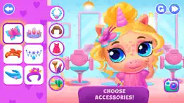 unicorn fashionista kids games iphone screenshot 2