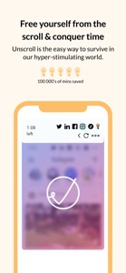 Unscroll: Scroll Less. Do More screenshot #1 for iPhone