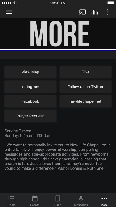 New Life Chapel Screenshot