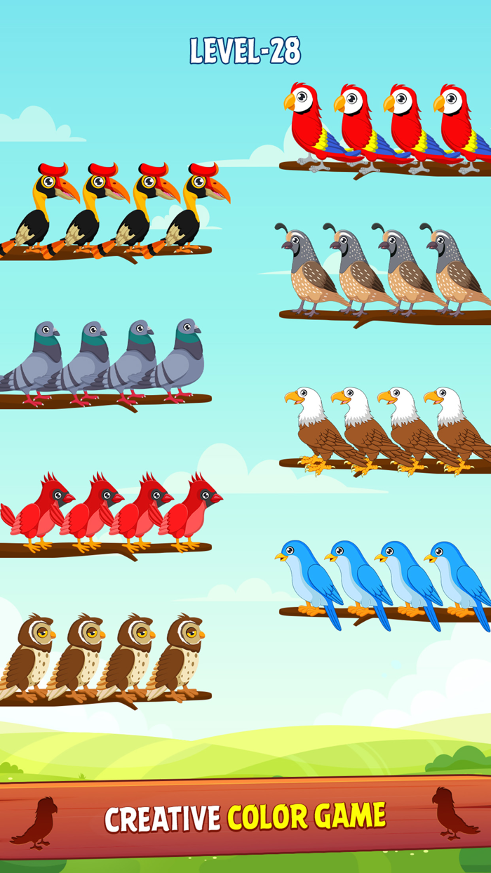 Bird Sort Puzzle Game