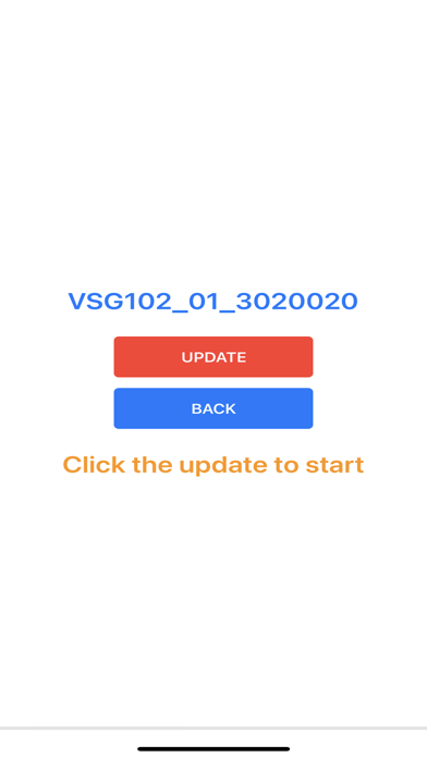 VSG102 Update Screenshot