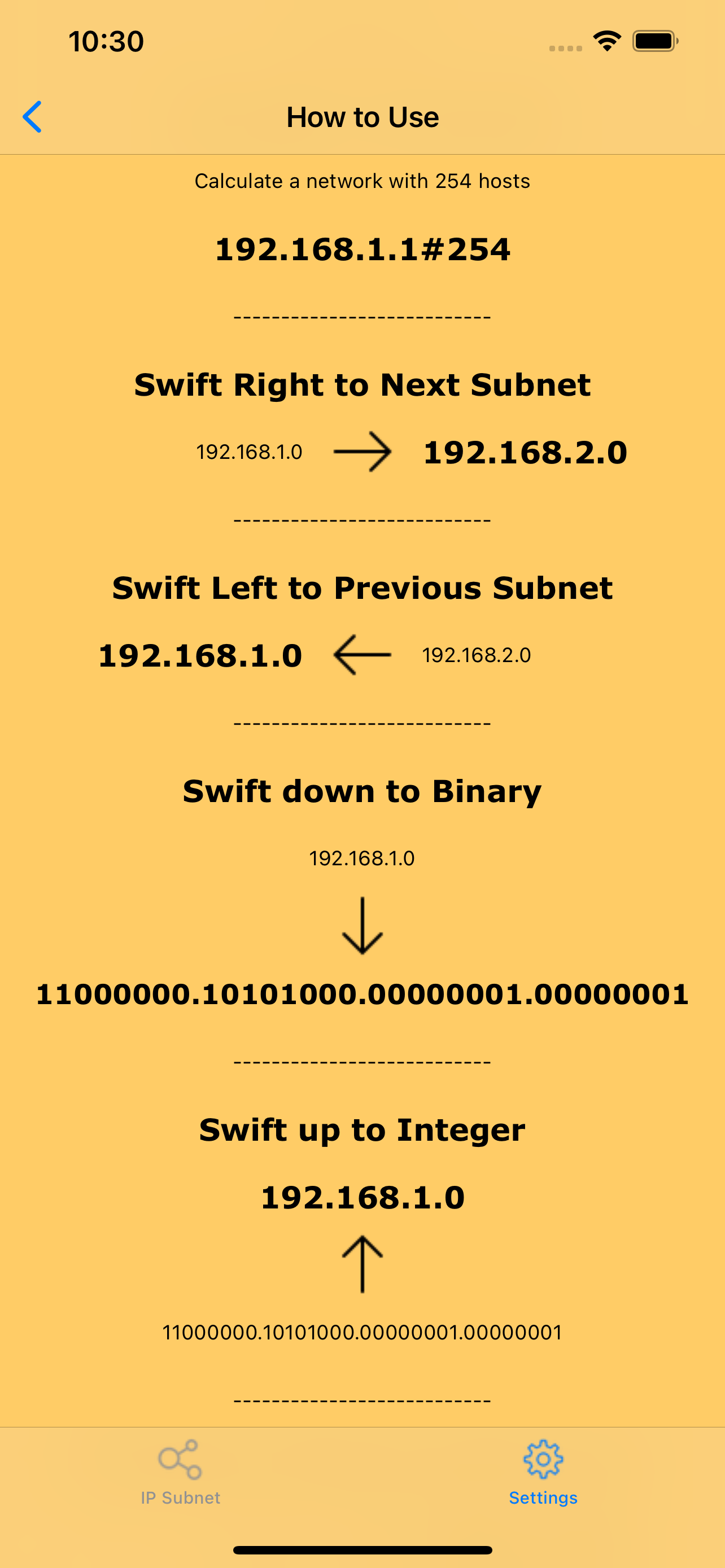 IP and Subnet Calculator screenshot 5