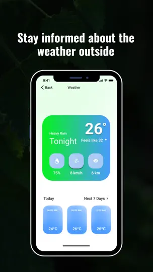 Скриншот LuxeAlarm - Clock & Sleep на iPhone 3