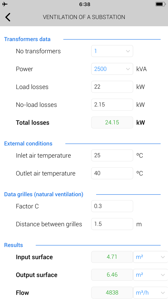 Medium Voltage Calculations