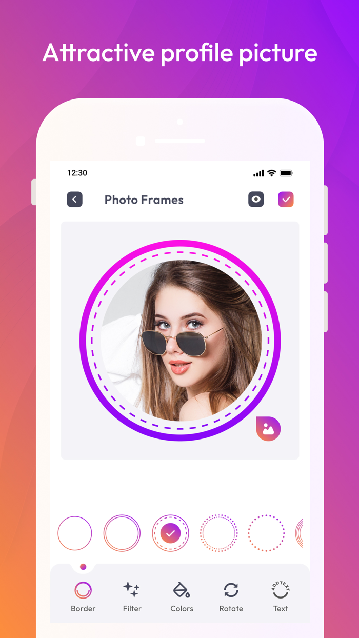 Profile Border - DP Viewer HD