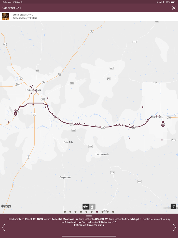 Texas Wine Lover iPad screenshot 10 - Food & Drink app
