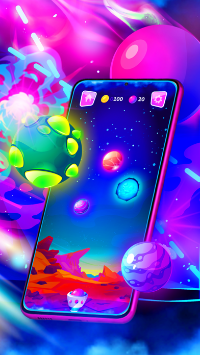 Plinco Space Game Screenshot
