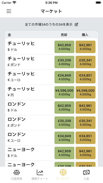 ブリオンボールト：金・銀価格/取引アプリのおすすめ画像5