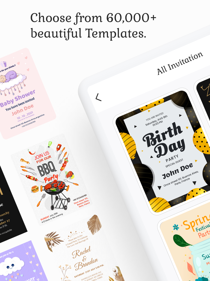 Party Invite Card Maker