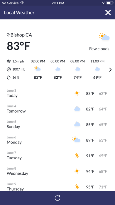 Visit Bishop CA Screenshot