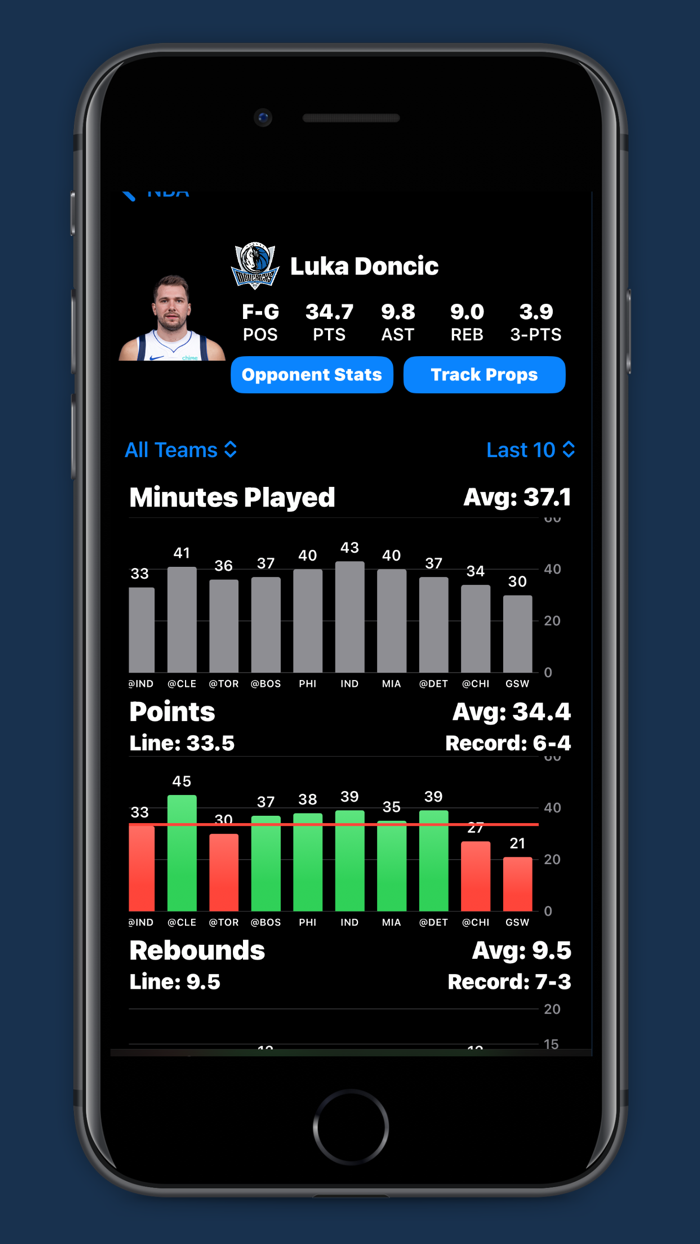 Prop Trackr - Player Props