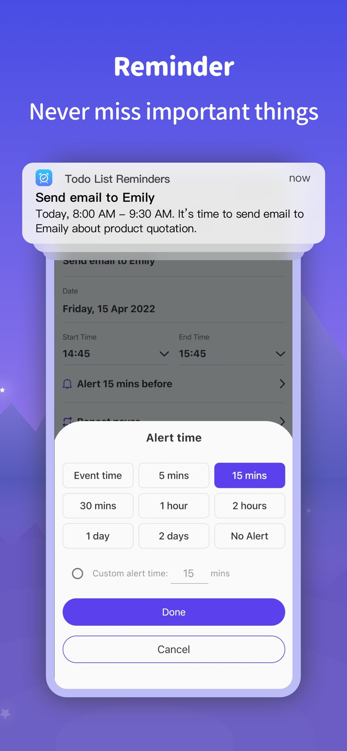 To do list - Reminder