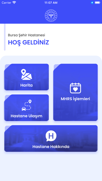 Bursa Şehir Hastanesi (BSH) Screenshot