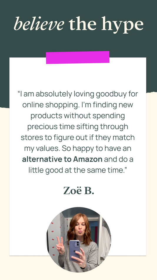 #9. goodbuy - Shop Conscious (iOS) Ved: goodbuy, Inc.