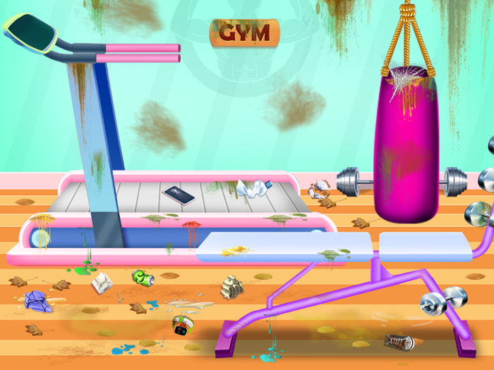 Gym Fitness  Playground Clean