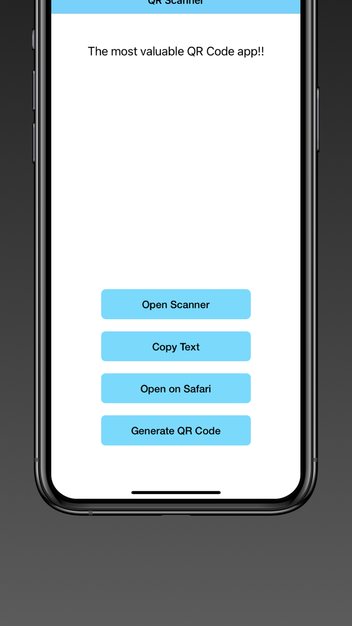 QR Code Scan and Generator