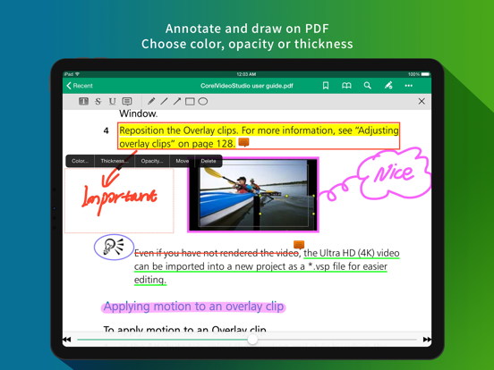 Right PDF Reader iPad screenshot 5 - Productivity app