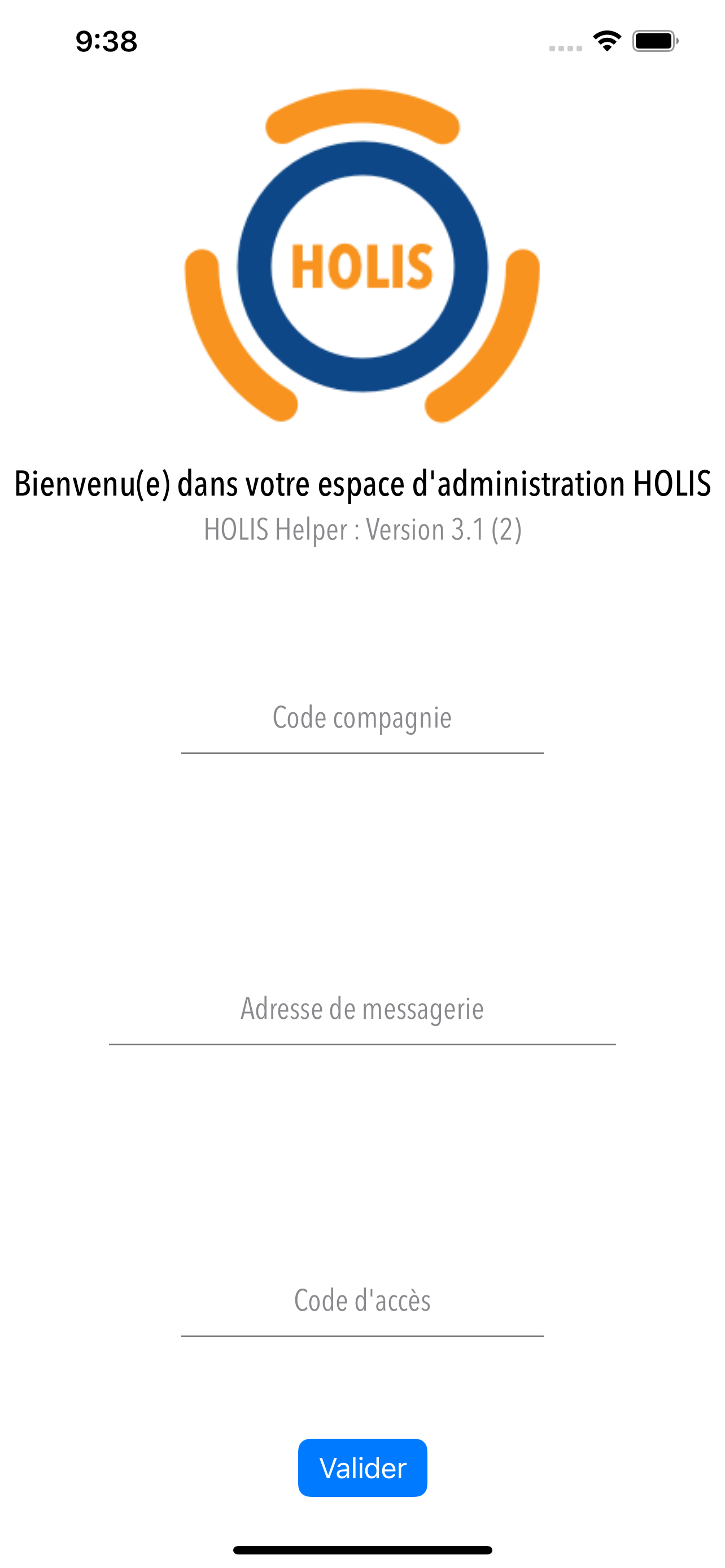 HOLIS Admin