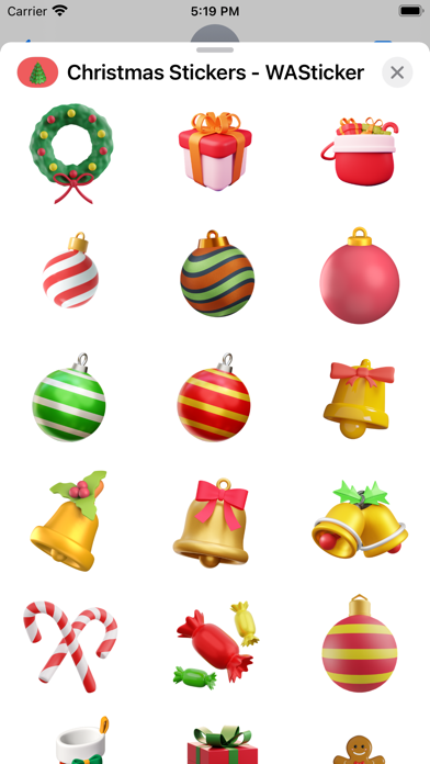 Christmas Stickers-2025 Wishes Screenshot