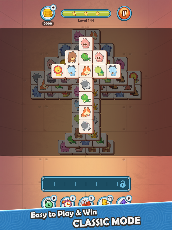 Tile Match Animal Link Puzzle