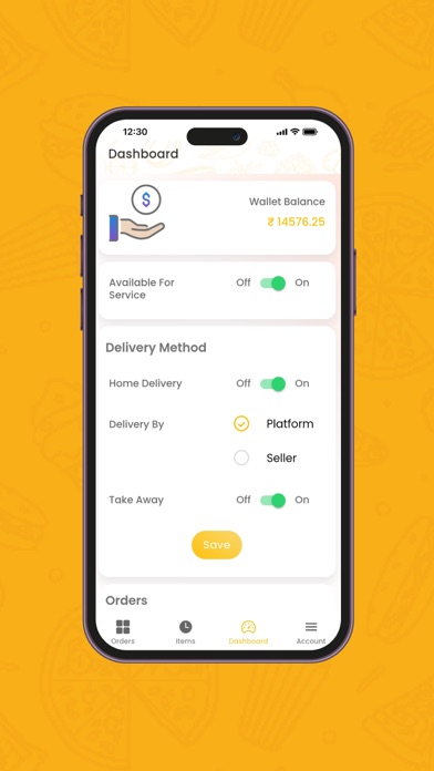 Foodiffin Seller Screenshot